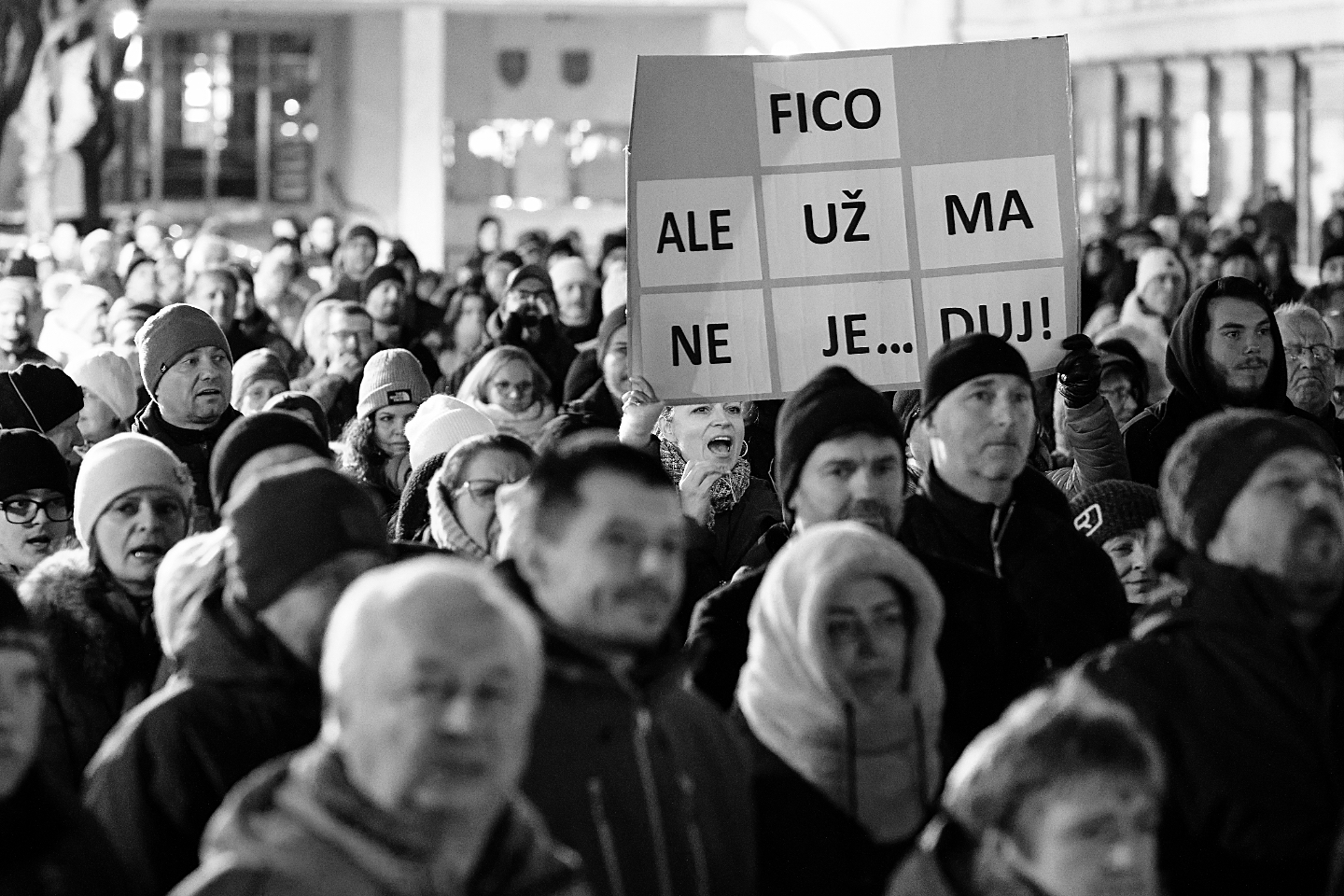 Protest. foto: Roman Holý